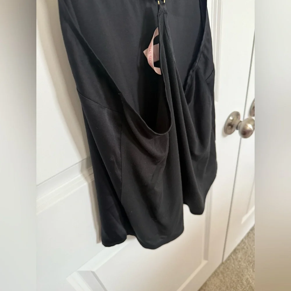 Victoria’s Secret Black Women's Top Silk and Cotton Size M - Picture 5 of 6